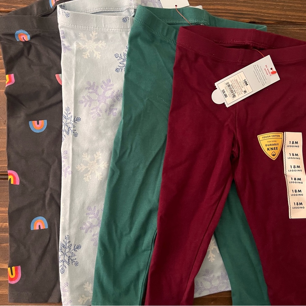 Cat & Jack 18m Leggings Bundle NWT